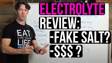 electrolytes are fake